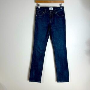 Paper denim & cloth ladies dark denim skinny jeans size 6
